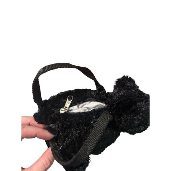 Jaag Plush Black Bear Mini Purse Vintage Little Girls - Picture 2 of 8